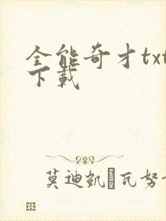 全能奇才txt下载