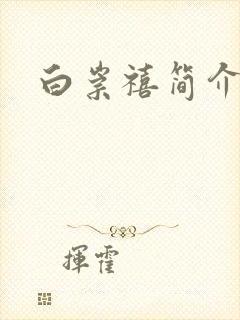 白崇禧简介