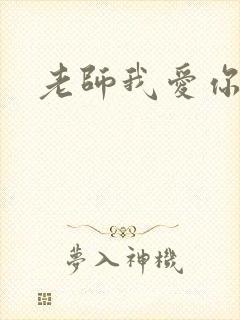 老师我爱你封面