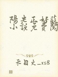 阳光正好苏玥玥小说免费阅读