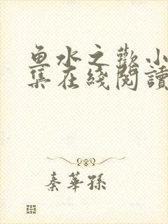 鱼水之欢小说全集在线阅读