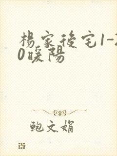 杨家后宅1-20暖阳