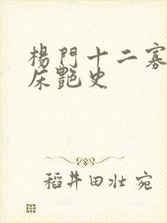 杨门十二寡妇肉床艳史