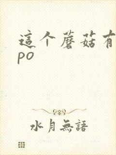这个蘑菇有点大po封面