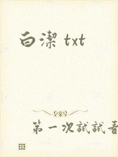 白洁 txt