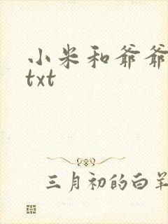 小米和爷爷全篇txt