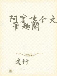 阿宾传全文阅读 笔趣阁封面