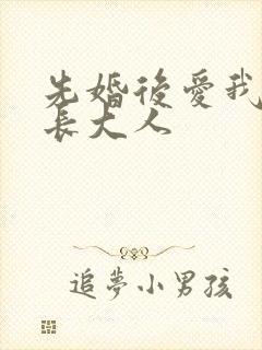 先婚后爱我的市长大人