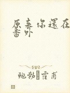 原来你还在这里番外封面