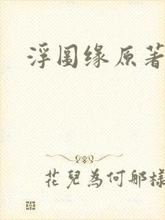 浮图缘原著小说