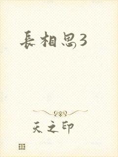 长相思3封面