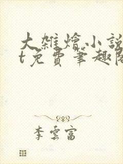 大杂烩小说txt免费笔趣阁
