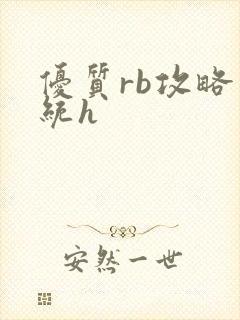 优质rb攻略系统h