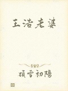 王浩老婆