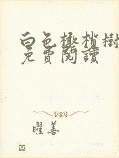 白色橄榄树全文免费阅读