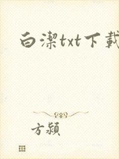 白洁txt下载