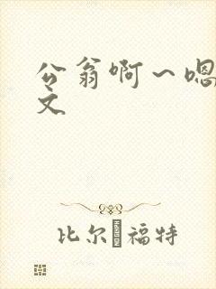 公翁啊~嗯啊h文