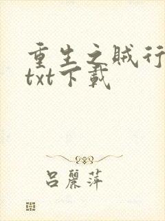 重生之贼行天下txt下载