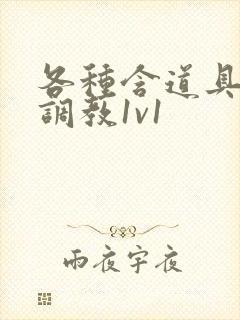 各种含道具高h调教1v1封面