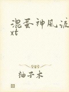 混蛋神风流史txt