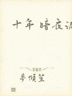 十年 暗夜流光