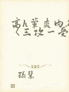 高h荤爽肉欲文〈三攻一受