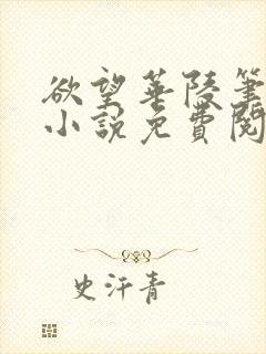欲望华陵笔趣阁小说免费阅读