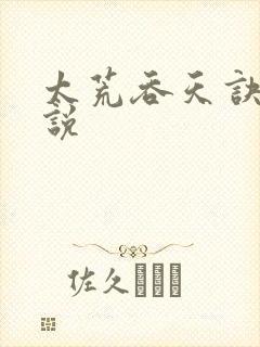 太荒吞天诀 小说