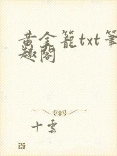 黄金笼txt笔趣阁
