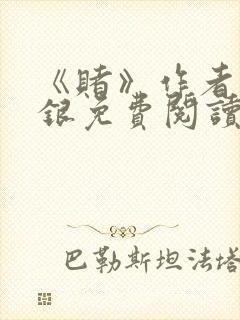 《赌》作者木口银免费阅读