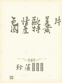 色情欧美片午夜国产特黄