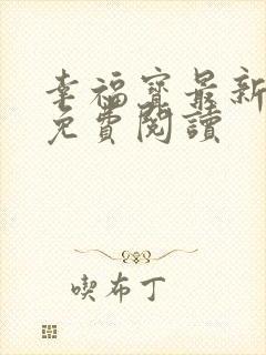 幸福宝最新章节免费阅读封面