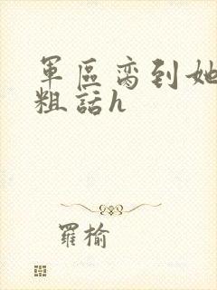 军区脔到她哭h粗话h