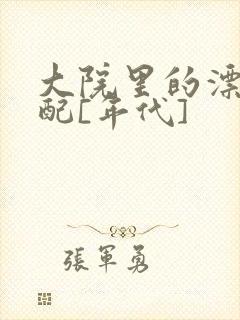 大院里的漂亮原配[年代]封面