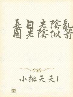 长日光阴乱作一团光阴似箭眇眇翟