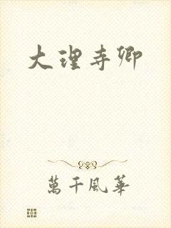 大理寺卿