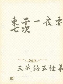 东子一夜要白洁七次封面