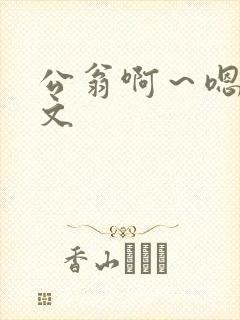 公翁啊～嗯啊h文