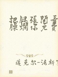 把腿张开看老子臊烂你免费封面