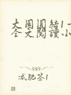 大团圆结1一6全文阅读小说于兜兜