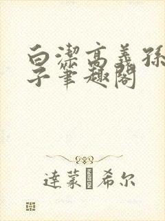 白洁高义孙倩东子笔趣阁