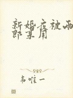 新婚夜被两个伴郎享用