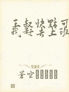 王叔快点可以吗我赶去上班