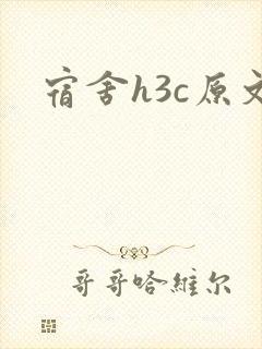 宿舍h3c原文