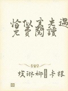恰似寒光遇骄阳免费阅读