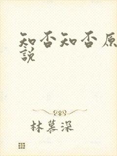 知否知否原著小说