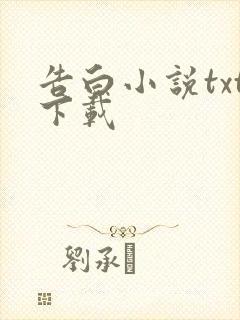 告白小说txt下载