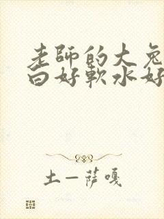 老师的大兔子好白好软水好多