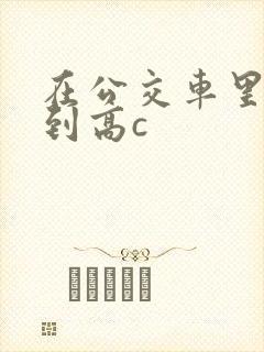 在公交车里c弄到高c封面
