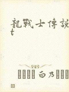 龙战士传说txt封面